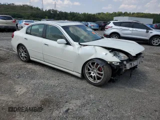 2006 Infiniti G35 with VIN JNKCV51E16M515613, listed as a Copart auction lot 65383564 with Not Provided miles and Salvage Title. Bid and sale history available at DreamBid. Image 4.
