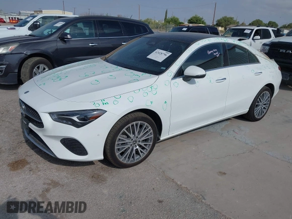 2025 Mercedes-Benz CLA 250 z VIN W1K5J4GB6SN522418, wystawiony jako IAAI lot #42428796 z przebiegiem 14 463 mil mil oraz . Historia ofert i sprzedaży dostępna na DreamBid. Obrazek 17.
