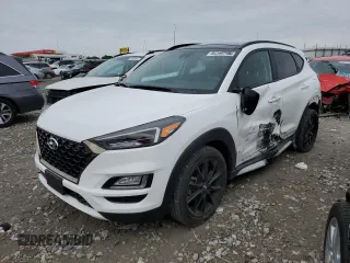 2019 Hyundai Tucson Night with VIN KM8J33AL6KU938677, listed as a Copart auction lot 66299714 with 52,071 mi miles and Salvage Title. Bid and sale history available at carsss.com. Image 1.