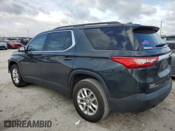 2021 Chevrolet Traverse LT Cloth with VIN 1GNERGKW1MJ165522, listed as a Copart auction lot 74802984 with 80,523 mi miles and Salvage Title. Bid and sale history available at carsss.com. Image 2.