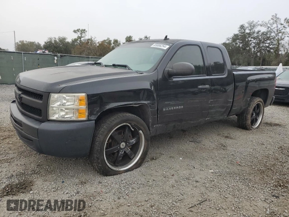 2011 Chevrolet Silverado 1500 Work Truck with VIN 1GCRCPEX0BZ140786, listed as a Copart auction lot 85886254 with 107,877 mi miles and Salvage Title. Bid and sale history available at DreamBid. Image 1.