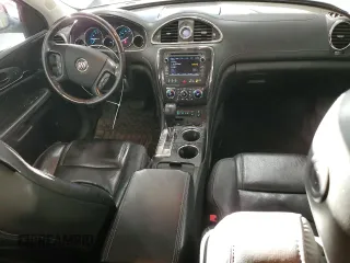 2015 Buick Enclave Premium with VIN 5GAKVCKD9FJ388989, listed as a Copart auction lot 42258895 with 124,483 mi miles and Salvage Title. Bid and sale history available at DreamBid. Image 8.