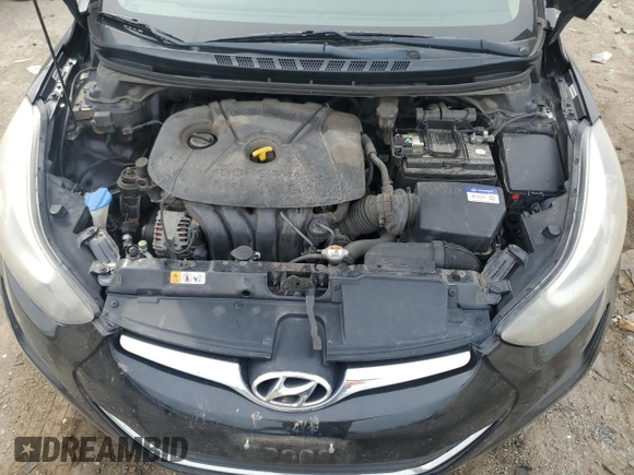 2014 Hyundai Elantra SE z VIN KMHDH4AE9EU107698, wystawiony jako Copart lot #56460845 z przebiegiem 179 338 mil mil oraz Szkoda całkowita • Salvage title. Historia ofert i sprzedaży dostępna na DreamBid. Obrazek 11.