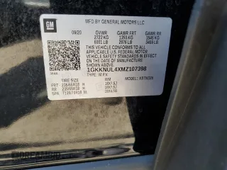 2021 GMC Acadia SLT z VIN 1GKKNUL4XMZ107398, wystawiony jako Copart lot #65434663 z przebiegiem 18 087 mil mil oraz . Historia ofert i sprzedaży dostępna na DreamBid. Obrazek 12.
