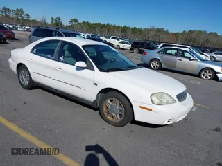 2005 Mercury Sable LS with VIN 1MEFM55S65A610507, listed as a IAAI auction lot 41574071 with 93,922 mi miles and . Bid and sale history available at carsss.com. Image 1.