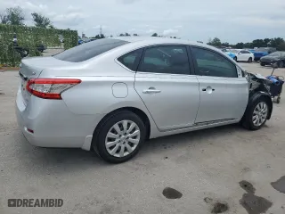 2014 Nissan Sentra S with VIN 3N1AB7AP3EL696658, listed as a Copart auction lot 88230995 with 44,255 mi miles and Non Repairable. Bid and sale history available at carsss.com. Image 3.