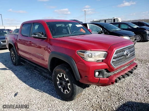 2017 Toyota Tacoma SR5 with VIN 3TMCZ5AN6HM070184, listed as a Copart auction lot 46670515 with 0 mi miles and Salvage Title. Bid and sale history available at carsss.com. Image 11.