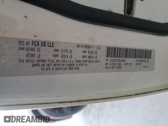 2016 Dodge Charger R/T with VIN 2C3CDXCT9GH196451, listed as a Copart auction lot 45874625 with Not provided miles and Non repairable. Bid and sale history available at DreamBid. Image 12.