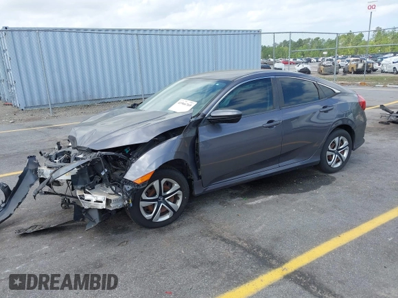 2016 Honda Civic Sedan LX with VIN 2HGFC2F52GH509952, listed as a IAAI auction lot 41966769 with 83,039 mi miles. Bid and sale history available at carsss.com. Image 2.
