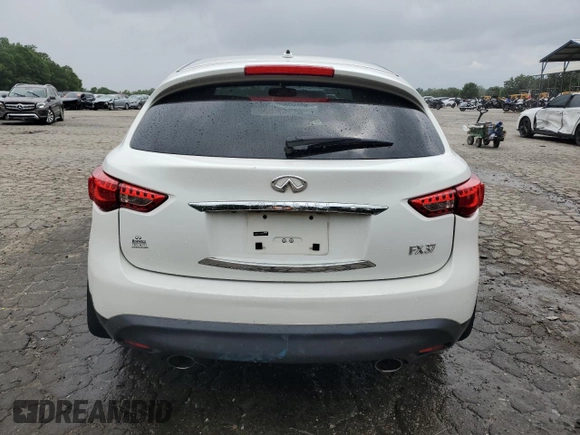 2013 Infiniti FX with VIN JN8CS1MWXDM173538, listed as a Copart auction lot 59340875 with 155,731 mi miles and Salvage title. Bid and sale history available at DreamBid. Image 6.
