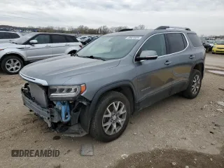2020 GMC Acadia SLT with VIN 1GKKNULS7LZ116248, listed as a Copart auction lot 49923925 with 120,512 mi miles and Salvage title. Bid and sale history available at DreamBid. Image 1.