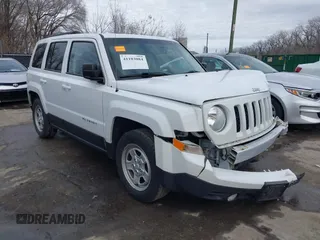 2017 Jeep Patriot Sport with VIN 1C4NJPBA9HD149111, listed as a IAAI auction lot 41103084 with 143,552 mi miles. Bid and sale history available at carsss.com. Image 1.