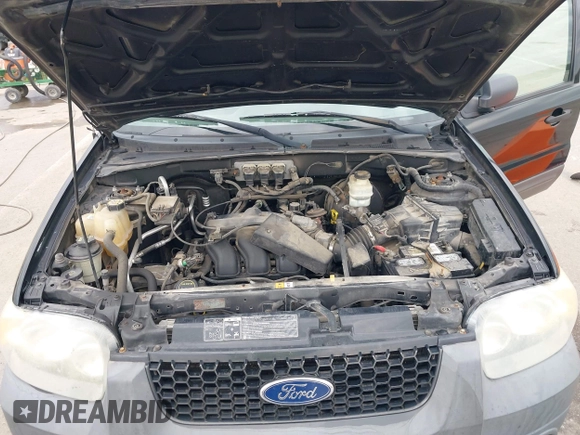 2005 Ford Escape XLT with VIN 1FMCU03135KB37656, listed as a IAAI auction lot 41908207 with 191,899 mi miles. Bid and sale history available at carsss.com. Image 10.
