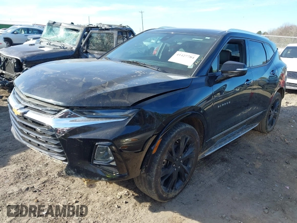 2021 Chevrolet Blazer Premier with VIN 3GNKBLRSXMS519054, listed as a IAAI auction lot 41427784 with 60,473 mi miles and . Bid and sale history available at DreamBid. Image 18.