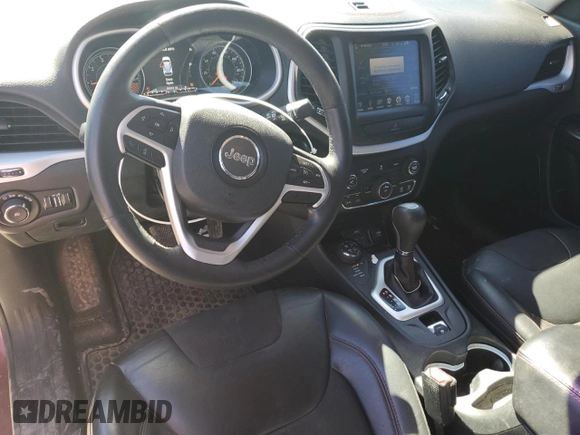 2015 Jeep Cherokee Trailhawk z VIN 1C4PJMBBXFW615145, wystawiony jako Copart lot #47294225 z przebiegiem 99 662 mil mil oraz Szkoda całkowita • Salvage title. Historia ofert i sprzedaży dostępna na DreamBid. Obrazek 8.