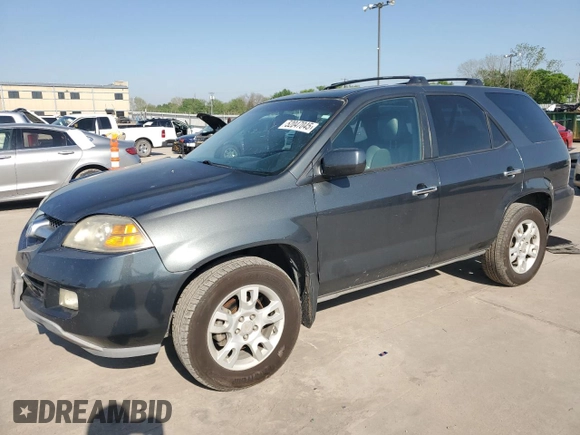 2005 Acura MDX Touring z VIN 2HNYD18945H524815, wystawiony jako Copart lot #52047045 z przebiegiem 181 077 mil mil oraz Szkoda całkowita • Salvage title. Historia ofert i sprzedaży dostępna na DreamBid. Obrazek 1.