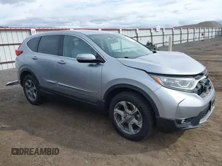 2017 Honda CR-V EX-L with VIN 2HKRW2H80HH686762, listed as a IAAI auction lot 41905053 with 74,230 mi miles. Bid and sale history available at carsss.com. Image 1.