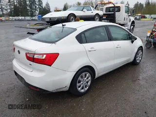 2012 Kia Rio LX with VIN KNADM4A33C6072511, listed as a IAAI auction lot 41993919 with 140,965 mi miles. Bid and sale history available at carsss.com. Image 4.