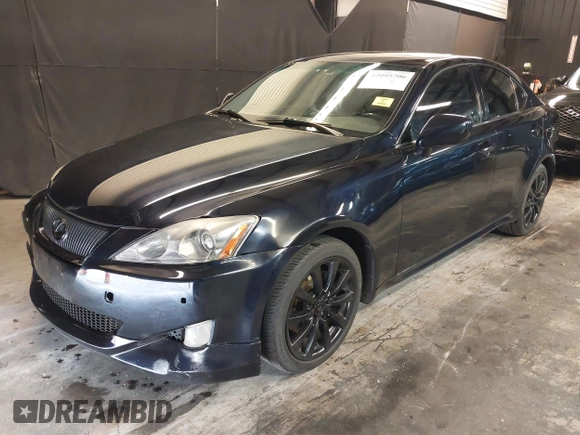 2007 Lexus IS 250 with VIN JTHCK262872012888, listed as a IAAI auction lot 42095706 with 218,936 mi miles. Bid and sale history available at carsss.com. Image 18.