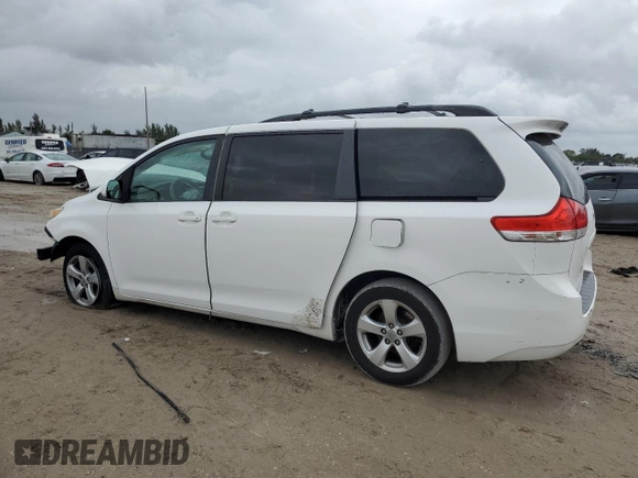 2014 Toyota Sienna LE AAS with VIN 5TDKK3DC8ES499840, listed as a Copart auction lot 46576365 with 3,731 mi miles and Non repairable. Bid and sale history available at DreamBid. Image 2.