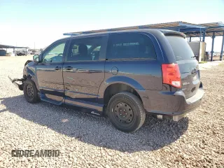 2015 Dodge Grand Caravan SE with VIN 2C4RDGBG2FR606297, listed as a Copart auction lot 53870875 with 35,676 mi miles and Salvage Title. Bid and sale history available at DreamBid. Image 2.