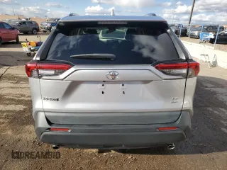 2021 Toyota RAV4 LE with VIN 2T3G1RFV7MC233203, listed as a Copart auction lot 49264545 with 45,183 mi miles and Salvage Title. Bid and sale history available at carsss.com. Image 6.