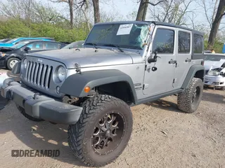2016 Jeep Wrangler Unlimited Sport z VIN 1C4HJWDGXGL328531, wystawiony jako IAAI lot #42056907 z przebiegiem 75 871 mil mil oraz . Historia ofert i sprzedaży dostępna na DreamBid. Obrazek 6.