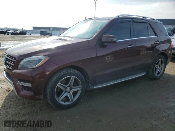 2014 Mercedes-Benz M 350 with VIN 4JGDA2EB5EA315457, listed as a Copart auction lot 51488915 with 177,858 mi miles and Clean Title. Bid and sale history available at DreamBid. Image 1.