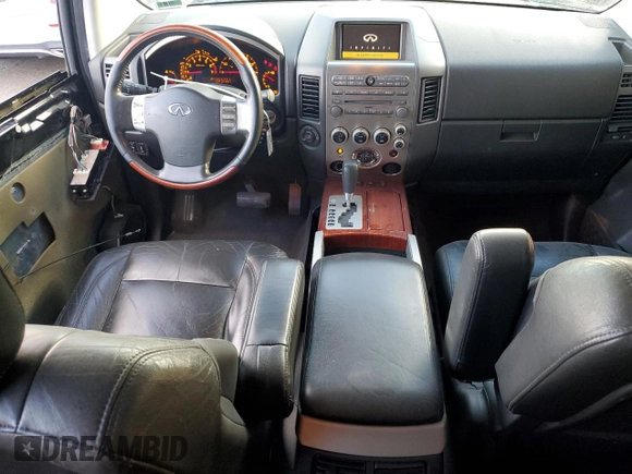2004 Infiniti QX56 with VIN 5N3AA08A44N811844, listed as a Copart auction lot 81767923 with 224,847 mi miles and Salvage Title. Bid and sale history available at carsss.com. Image 8.