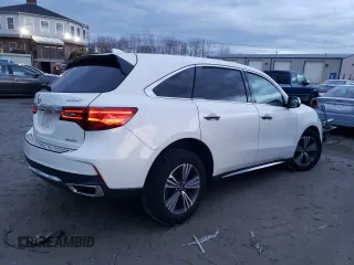 2018 Acura MDX with VIN 5J8YD4H3XJL026054, listed as a Copart auction lot 85116854 with 83,446 mi miles and Salvage Title. Bid and sale history available at DreamBid. Image 3.