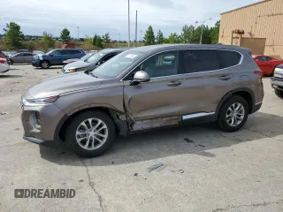 2019 Hyundai Santa Fe SEL Plus z VIN 5NMS33AD6KH006178, wystawiony jako Copart lot #51859295 z przebiegiem 120 447 mil mil oraz Szkody całkowita. Historia ofert i sprzedaży dostępna na DreamBid. Obrazek 1.