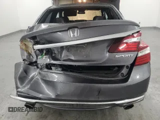 2017 Honda Accord Sedan Sport with VIN 1HGCR2F59HA274869, listed as a Copart auction lot 49770085 with 110,991 mi miles and Salvage Title. Bid and sale history available at carsss.com. Image 6.