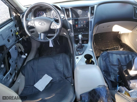 2017 Infiniti Q50 3.0t Premium with VIN JN1EV7AP7HM737991, listed as a Copart auction lot 46520275 with 181,600 mi miles and Salvage Title. Bid and sale history available at carsss.com. Image 8.
