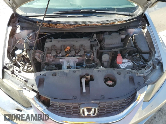 2015 Honda Civic LX with VIN 19XFB2F52FE104119, listed as a Copart auction lot 53857125 with 61,611 mi miles and Salvage Title. Bid and sale history available at carsss.com. Image 11.