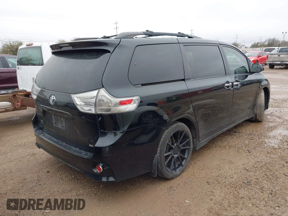2017 Toyota Sienna SE with VIN 5TDXZ3DC2HS783440, listed as a IAAI auction lot 41549026 with 179,744 mi miles and . Bid and sale history available at DreamBid. Image 4.