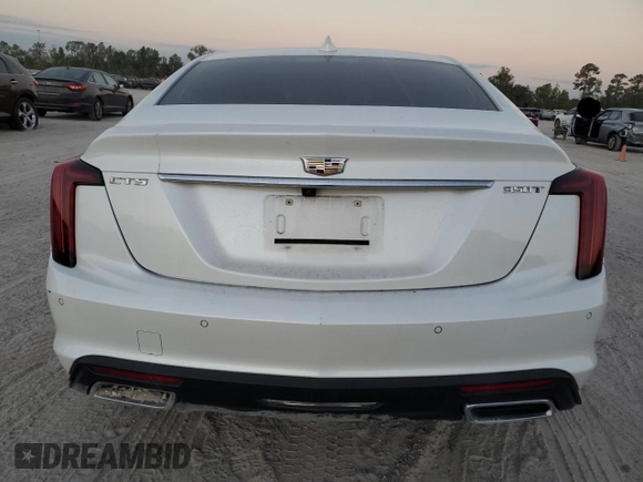 2022 Cadillac CT5 Luxury with VIN 1G6DW5RK6N0130537, listed as a Copart auction lot 77779674 with 41,840 mi miles and Salvage Title. Bid and sale history available at carsss.com. Image 6.