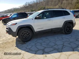2016 Jeep Cherokee Trailhawk with VIN 1C4PJMBB2GW176413, listed as a Copart auction lot 48121595 with 120,715 mi miles and Salvage Title. Bid and sale history available at carsss.com. Image 1.