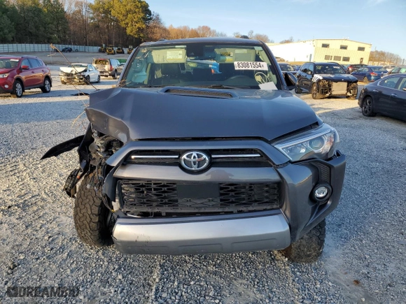 2022 Toyota 4Runner TRD Off Road with VIN JTEPU5JR8N6002155, listed as a Copart auction lot 83081554 with 80,337 mi miles and Salvage Title. Bid and sale history available at carsss.com. Image 5.