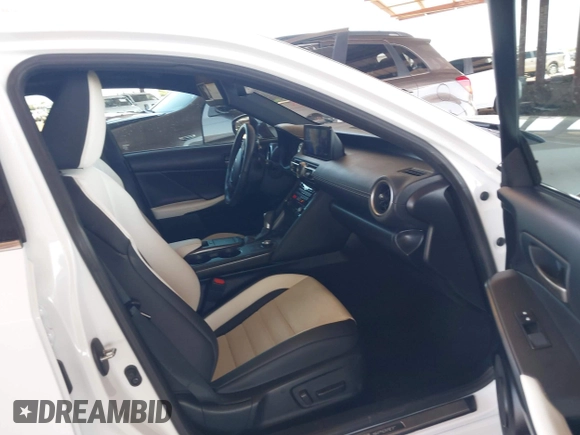 2021 Lexus IS 350 F Sport with VIN JTHGZ1B27M5046330, listed as a IAAI auction lot 42499850 with 39,484 mi miles and . Bid and sale history available at DreamBid. Image 5.