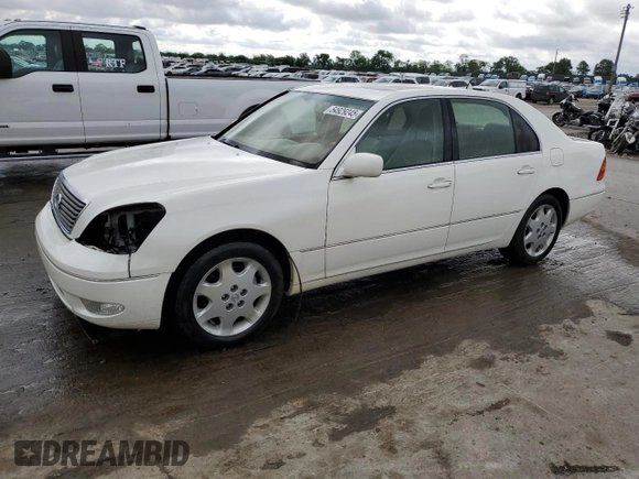 2003 Lexus LS 430 with VIN JTHBN30F730116220, listed as a Copart auction lot 54929245 with 196,401 mi miles and Salvage Title. Bid and sale history available at DreamBid. Image 1.