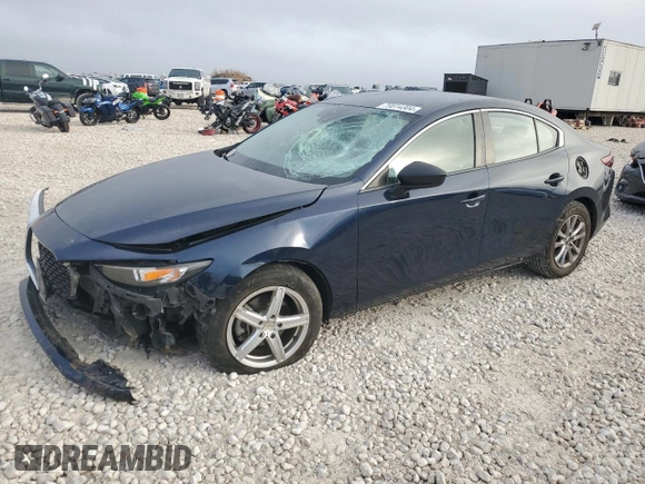 2019 Mazda 3 z VIN JM1BPABLXK1108883, wystawiony jako Copart lot #79814304 z przebiegiem Nie podano mil oraz Szkoda całkowita • Salvage title. Historia ofert i sprzedaży dostępna na DreamBid. Obrazek 1.
