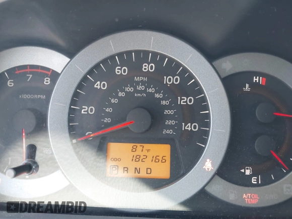 2012 Toyota RAV4 Limited with VIN 2T3DK4DVXCW090234, listed as a IAAI auction lot 42078332 with 182,166 mi miles. Bid and sale history available at carsss.com. Image 7.