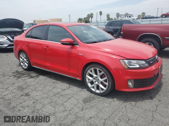 2014 Volkswagen Jetta GLI with VIN 3VW4T7AJ0EM318615, listed as a Copart auction lot 58542385 with 211,879 mi miles and Salvage title. Bid and sale history available at DreamBid. Image 4.