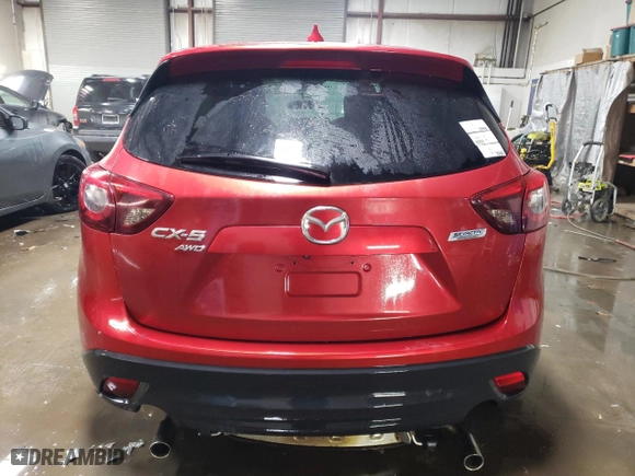 2016 Mazda CX-5 Grand Touring with VIN JM3KE4DY7G0703730, listed as a Copart auction lot 45937475 with 58,748 mi miles and Salvage Title. Bid and sale history available at carsss.com. Image 6.
