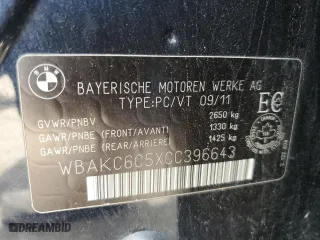 2012 BMW 7 Series 750i xDrive with VIN WBAKC6C5XCC396643, listed as a Copart auction lot 67945534 with 0 mi miles and Clean Title. Bid and sale history available at carsss.com. Image 12.