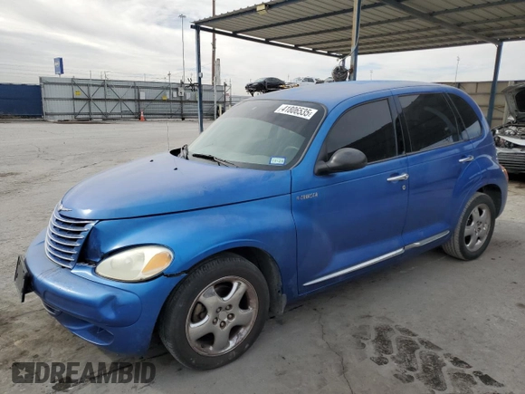 2003 Chrysler PT Cruiser Touring with VIN 3C4FY58B33T623819, listed as a Copart auction lot 41806535 with 167,076 mi miles and Salvage Title. Bid and sale history available at carsss.com. Image 1.