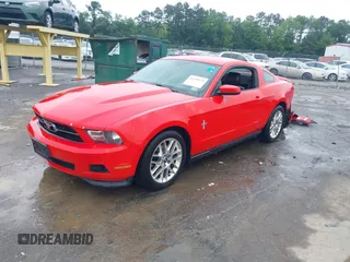 2012 Ford Mustang Premium with VIN 1ZVBP8AM7C5252191, listed as a IAAI auction lot 42498076 with 180,727 mi miles and . Bid and sale history available at DreamBid. Image 2.