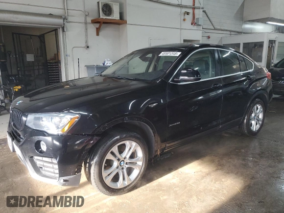 2017 BMW X4 xDrive28i with VIN 5UXXW3C3XH0T79880, listed as a Copart auction lot 45501345 with 81,299 mi miles and Salvage title. Bid and sale history available at DreamBid. Image 1.
