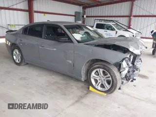 2023 Dodge Charger SXT with VIN 2C3CDXBGXPH672842, listed as a IAAI auction lot 41838429 with 1 mi miles. Bid and sale history available at carsss.com. Image 1.
