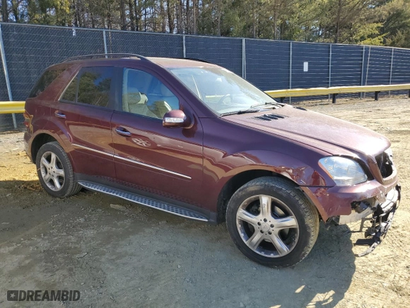 2008 Mercedes-Benz M-Class 3.5L with VIN 4JGBB86E08A319159, listed as a Copart auction lot 42737925 with 107,106 mi miles and Salvage Title. Bid and sale history available at carsss.com. Image 4.
